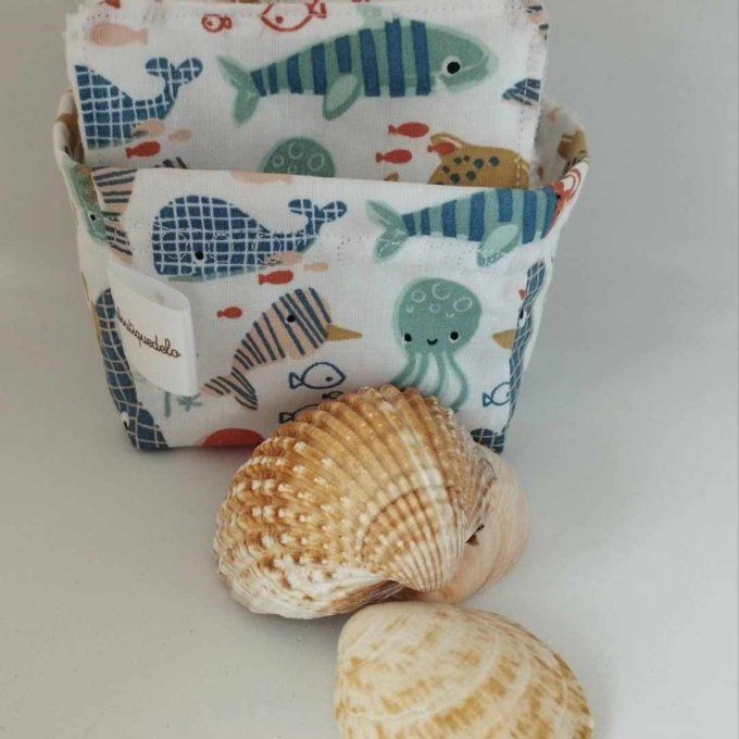 panier de lingettes de la mer