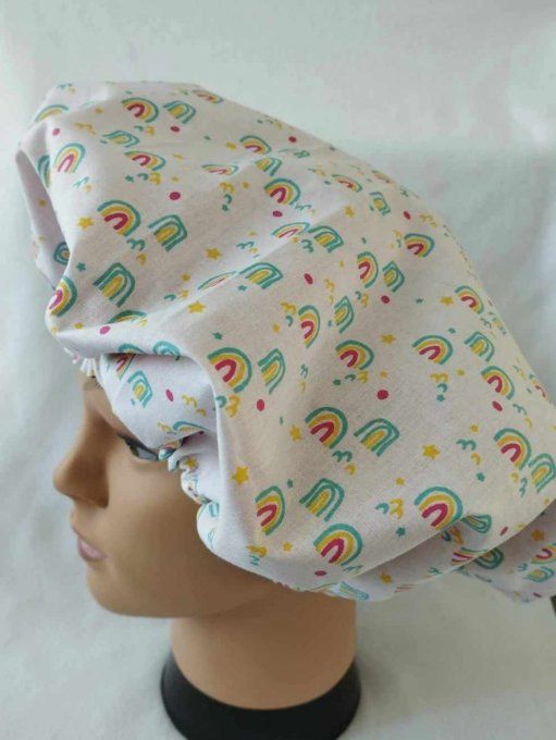 bonnet de bain rainbow